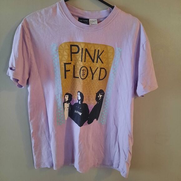 Distressed Pink Floyd Purple Graphic Tee M - Picture 1 of 3